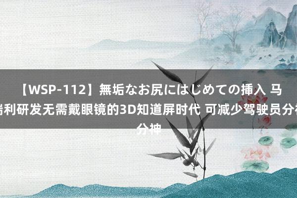 【WSP-112】無垢なお尻にはじめての挿入 马瑞利研发无需戴眼镜的3D知道屏时代 可减少驾驶员分神