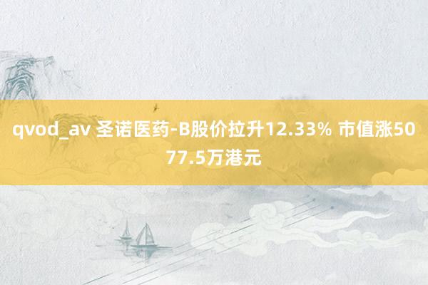 qvod_av 圣诺医药-B股价拉升12.33% 市值涨5077.5万港元